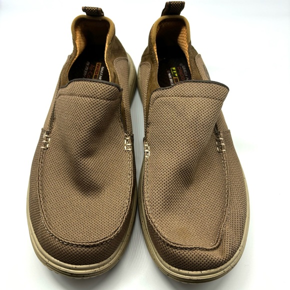 Sketchers slip on air cooled memory foam Brown Sz 13 NWOT - Picture 10 of 11